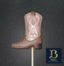 3534 Cowboy Boot Chocolate or Hard Candy Lollipop Mold